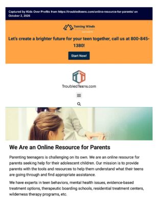 Troubledteens.com - About Us