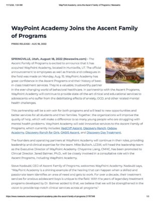 Waypoint Ascent