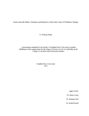 Wilderness Therapy History