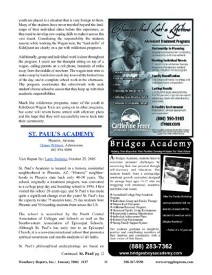 Woodbury Reports, January 2006 (#137), Pp. 11-14: St. Paul’s Preparatory Academy