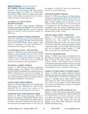 Woodbury Reports, February 2006 (#138), P. 30: Oliverian School