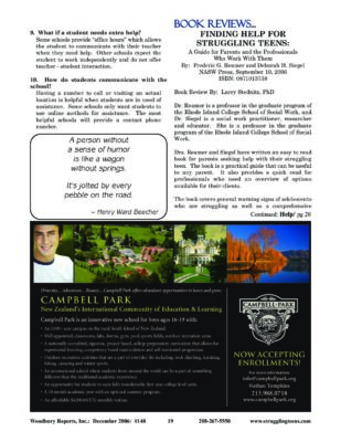 Woodbury Reports, December 2006 (#148), P. 19: Campbell Park