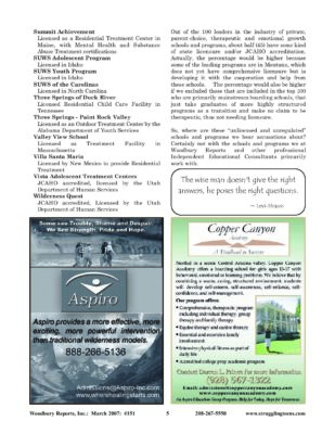 Woodbury Reports, March 2007 (#151), P. 5: Sequel TSI Paint Rock Valley