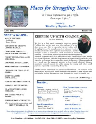 Woodbury Reports, April 2007 (#152), P. 1: Campbell Park