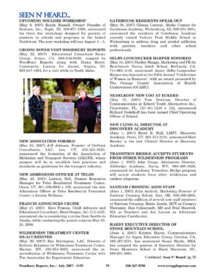 Woodbury Reports, July 2007 (#155), P. 29: Discovery Academy