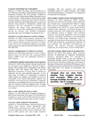 Woodbury Reports, November 2007 (#159), P. 31: Academy At Canyon Creek