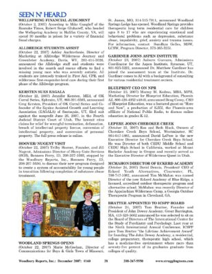 Woodbury Reports, December 2007 (#160), P. 28: Cherokee Creek Boys School