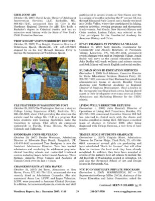 Woodbury Reports, December 2007 (#160), P. 29: New Haven