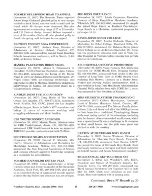 Woodbury Reports, January 2008 (#161), Pp. 29-30: Redcliff Ascent; Silverado Academy; Aspen Achievement Academy