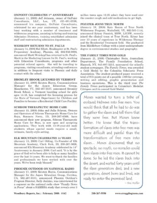 Woodbury Reports, February 2008 (#162), P. 31: Aspen Education Group
