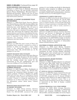 Woodbury Reports, March 2008 (#163), P. 30: Forest Heights Lodge