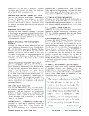 Woodbury Reports, March 2008 (#163), P. 31: New Haven