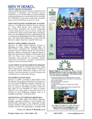 Woodbury Reports, March 2008 (#163), P. 25: Pathways Argentina