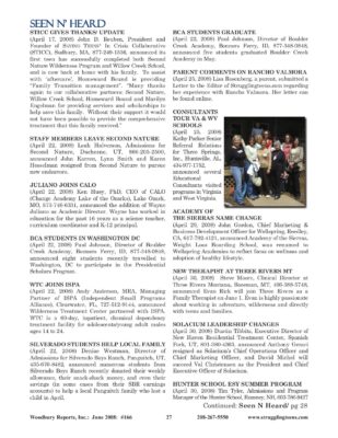 Woodbury Reports, June 2008 (#166), P. 27: Boulder Creek Academy