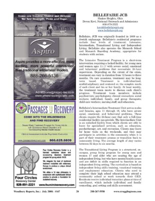 Woodbury Reports, July 2008 (#167), Pp. 20-21: Bellefaire JCB – Monarch Boarding Academy