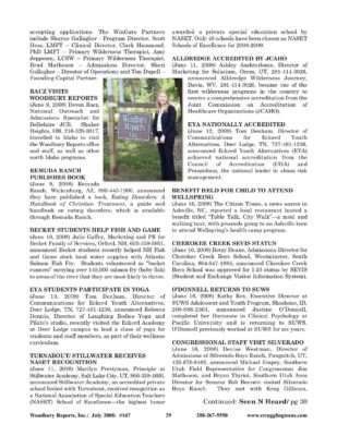 Woodbury Reports, July 2008 (#167), P. 29: Eckerd Academy At Deer Lodge