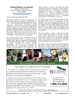 Woodbury Reports, July 2008 (#167), Pp. 10-11: The Ridge New Hampshire