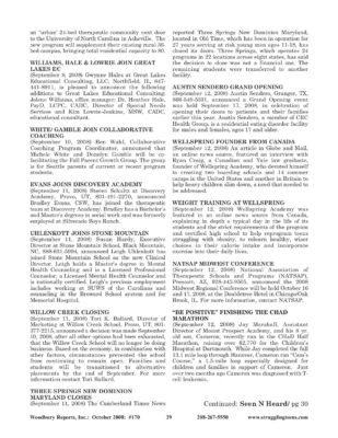 Woodbury Reports, October 2008 (#170), P. 29: Mount Prospect Academy