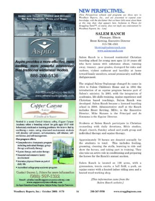 Woodbury Reports, October 2008 (#170), P. 16: Salem4Youth