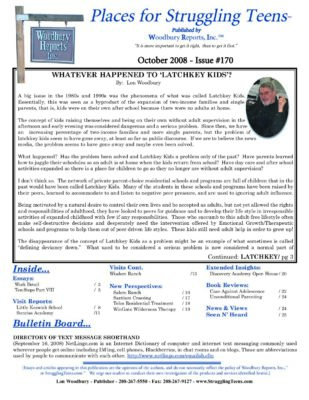 Woodbury Reports, October 2008 (#170), Pp. 1, 26: Santiam Crossing