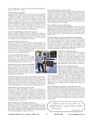 Woodbury Reports, February 2009 (#174), P. 23: Mountain Meadow Youth Ranch