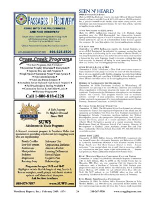 Woodbury Reports, February 2009 (#174), P. 20: Oliverian School