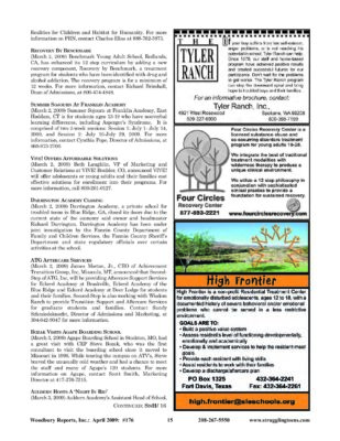Woodbury Reports, April 2009 (#176), Pp. 15, 19: Camp E-Ma-Laku