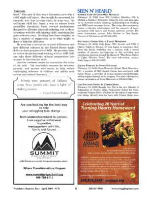 Woodbury Reports, April 2009 (#176), P. 12: Cherry Gulch