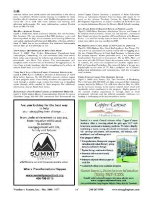 Woodbury Reports, May 2009 (#177), P. 16: Coral Reef Academy