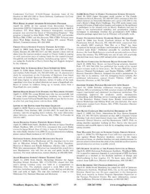 Woodbury Reports, May 2009 (#177), P. 19: High Impact