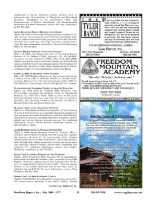 Woodbury Reports, May 2009 (#177), P. 15: Island View RTC