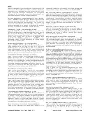 Woodbury Reports, May 2009 (#177), P. 18: Montana Academy