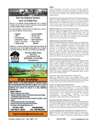 Woodbury Reports, May 2009 (#177), Pp. 14, 19: New Haven