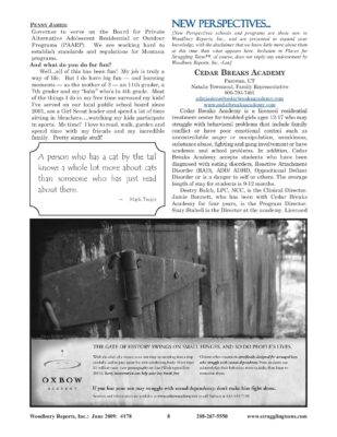 Woodbury Reports, June 2009 (#178), P. 8: Cedar Breaks Academy