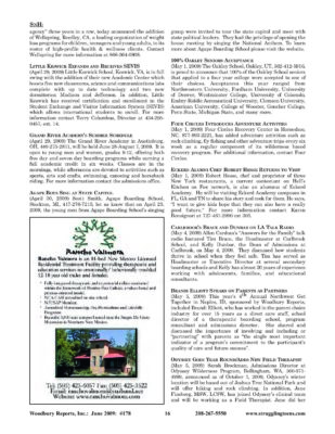 Woodbury Reports, June 2009 (#178), P. 16: Grand River Academy