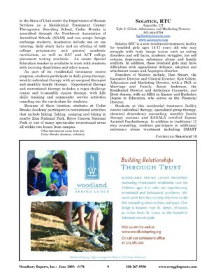 Woodbury Reports, June 2009 (#178), Pp. 9-10: Solstice West