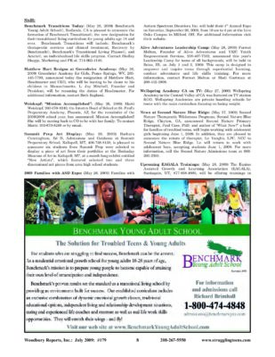 Woodbury Reports, July 2009 (#179), P. 8: Wellspring Academies