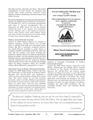 Woodbury Reports, September 2009 (#181), P. 31: Newport Academy