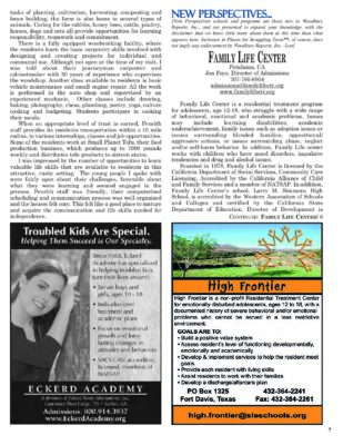 Woodbury Reports, April 2010, Pp. 7-8: Family Life Center