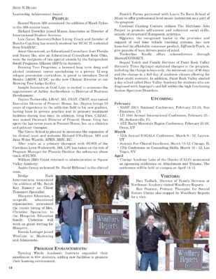 Woodbury Reports, February 2011, P. 14: Turning Winds Academic Institute