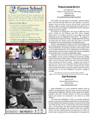 Woodbury Reports, October 2011, Pp. 8-9: Camp Huntington