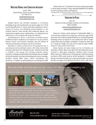 Woodbury Reports, November 2011, P. 6: The Academy For Young Men