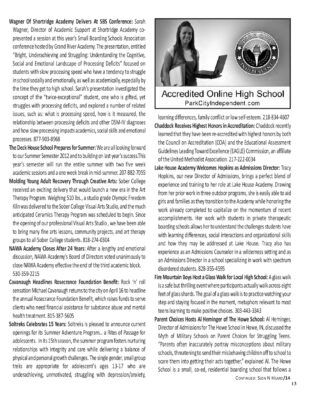 Woodbury Reports, April 2012, P. 13: NAWA Academy