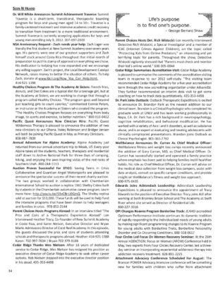 Woodbury Reports, June 2012, P. 14: Outback Therapeutic Expeditions