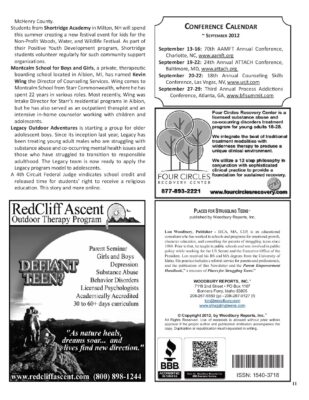 Woodbury Reports, August 2012, P. 11: Starr Commonwealth