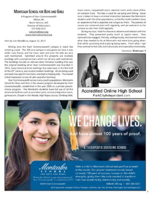 Woodbury Reports, October 2012, Pp. 7-9: Starr Commonwealth