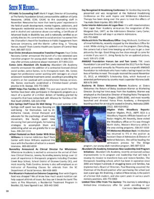 Woodbury Reports, December 2012, P. 10: Abundant Life Academy