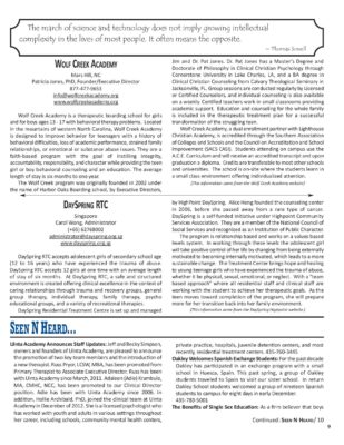 Woodbury Reports, January 2013, Pp. 9-12: Wolf Creek Academy