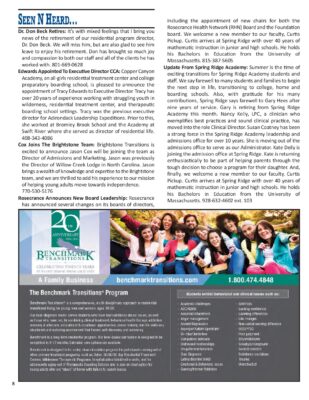 Woodbury Reports, September 2013, Pp. 8-10: Sedona Sky Academy