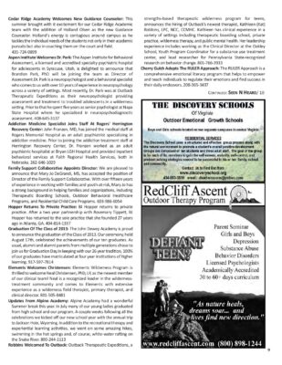 Woodbury Reports, October 2013, P. 9: John Dewey Academy